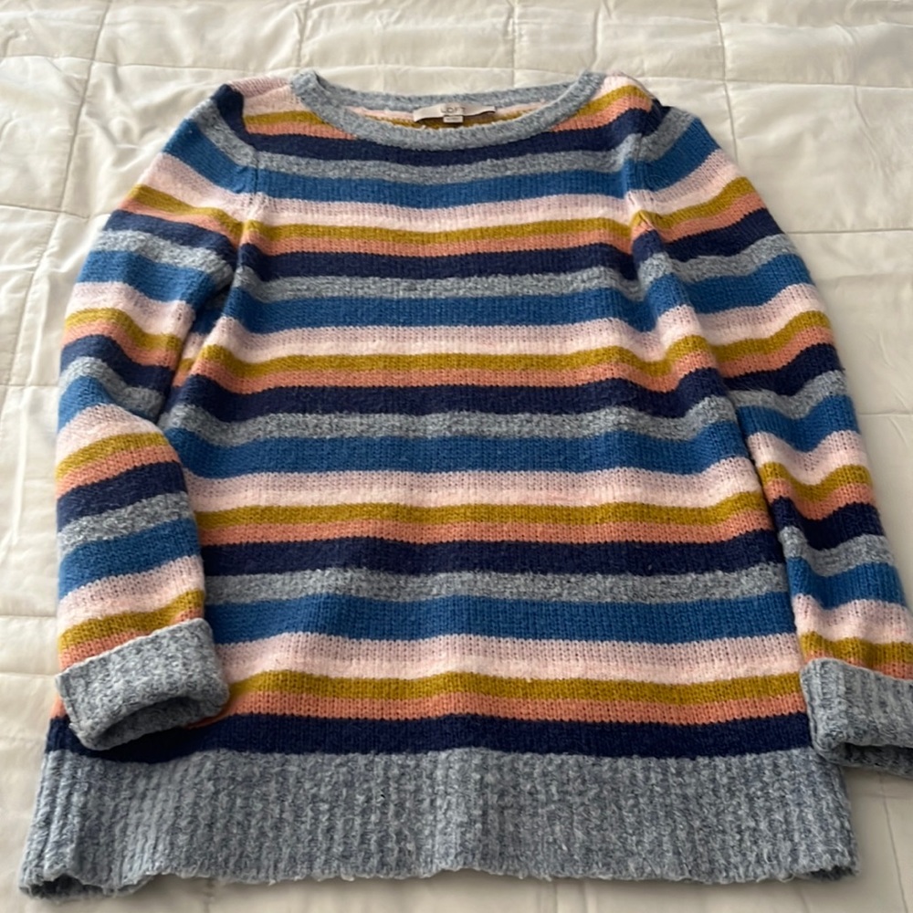 Cozy Lift Striped Sweater